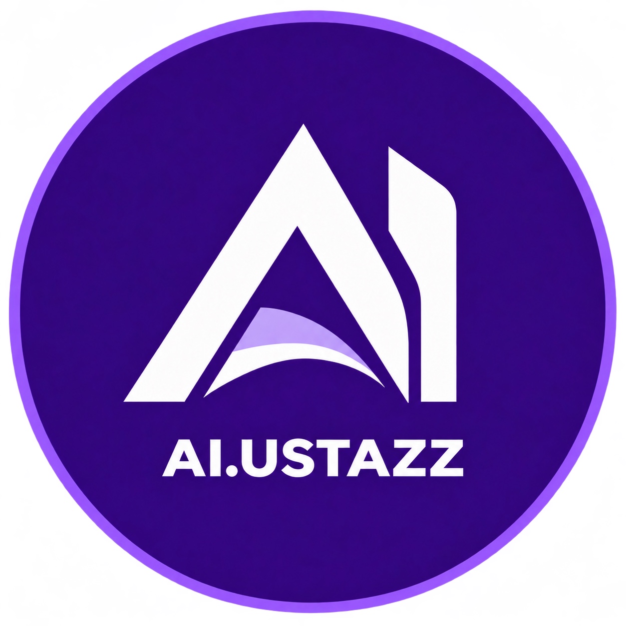 AI.USTAZZ логотипі